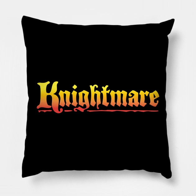 Knightmare Pillow by GarfunkelArt