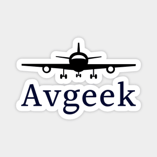 Aviation Geek (Avgeek) Magnet