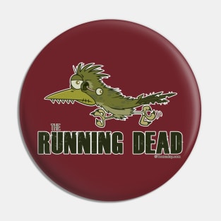 Running Dead Zombie Roadrunner Pin