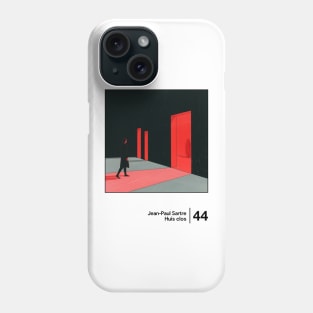 Huis clos - Minimal Style Graphic Artwork Phone Case