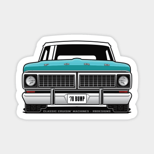 1970 Bumpside Truck Magnet