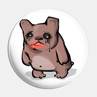 Dog Zombie Pin