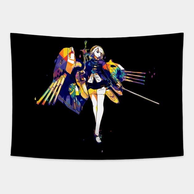 Azur Lane Prince Of Wales Tapestry by DIY Kulon Progo 