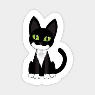 Tuxedo Cat Magnet