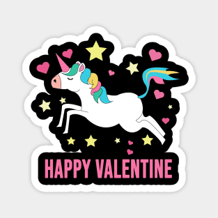 Unicorn Valentine Magnet