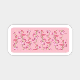 Pink Floral Magnet