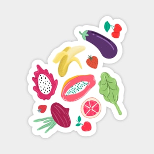 Fruit and Vegetables Magnet