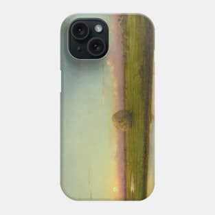 Sunset Over Newburyport Meadows by Martin Johnson Heade Phone Case