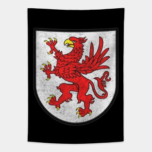 West Pomeranian Voivodeship / Polish Coat of Arms Design Tapestry