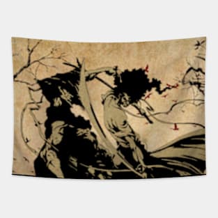 Justice afro samurai Tapestry