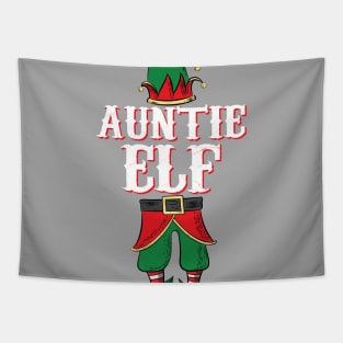 Auntie Elf - Matching Family Christmas design Tapestry