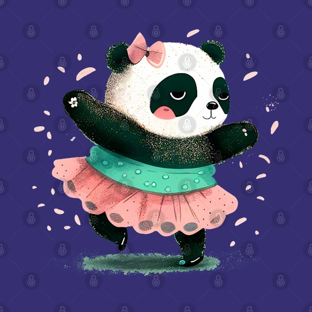 Ballerina Panda by keelezibel