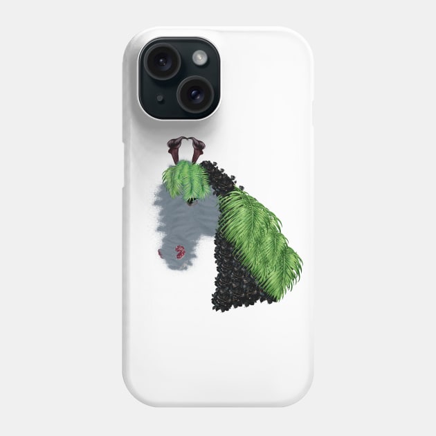 Arabian horse nature elements art Phone Case by K+4