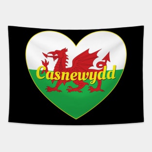 Casnewydd Cymru UK Baner Cymru Calon Tapestry