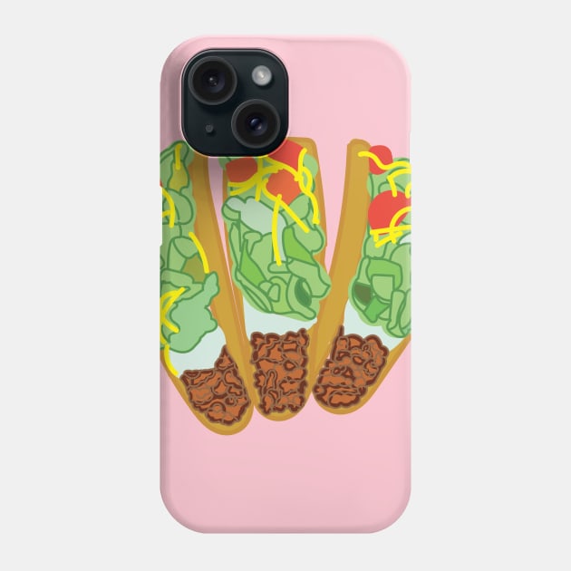 taco Phone Case by courtneylgraben