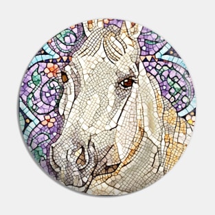 Mosaic Horse Pin