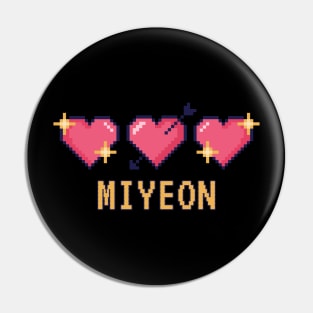 Miyeon Pixel Heart Valentine (G)I-dle Pin