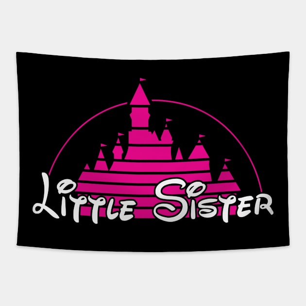 Little Sister Tapestry by old_school_designs