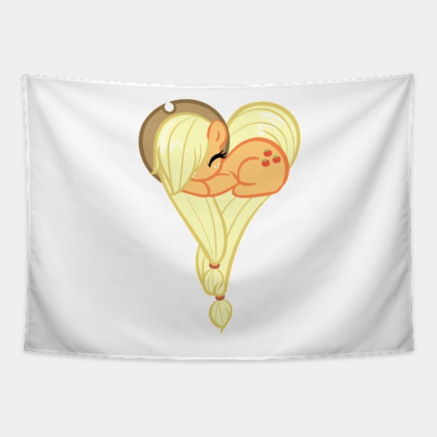 Heart Of AppleJack Tapestry by BambooDog