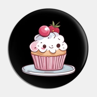 Cute Kawaii Cup Cake Pin