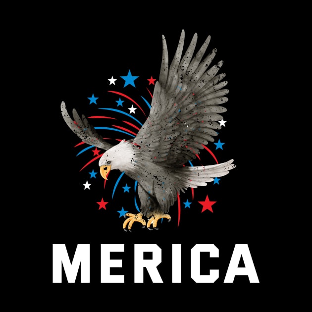 Merica  Eagle USA 4th July eagle by CoolFuture