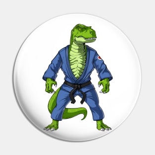 Jiu-Jitsu T-Rex Dinosaur Pin