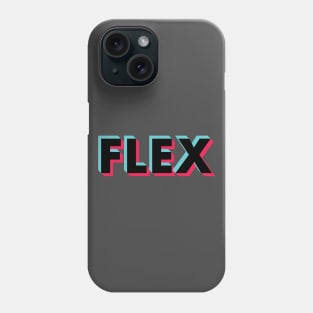 Flex Glitch Black Phone Case