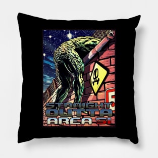 Straight Outta Area 51 Pillow