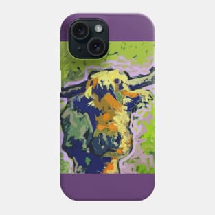 Mothership Funky Cow Painting Phone Case