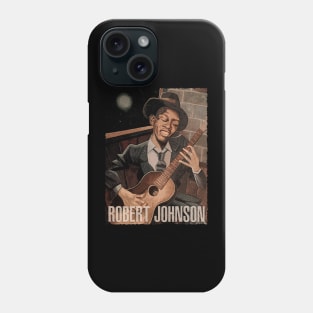 Captivating Charisma Robert Johnson's Enigmatic Presence Phone Case