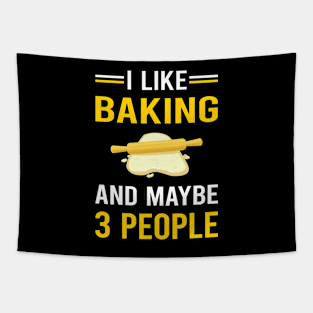 3 People Baking Bake Baker Bakery Tapestry