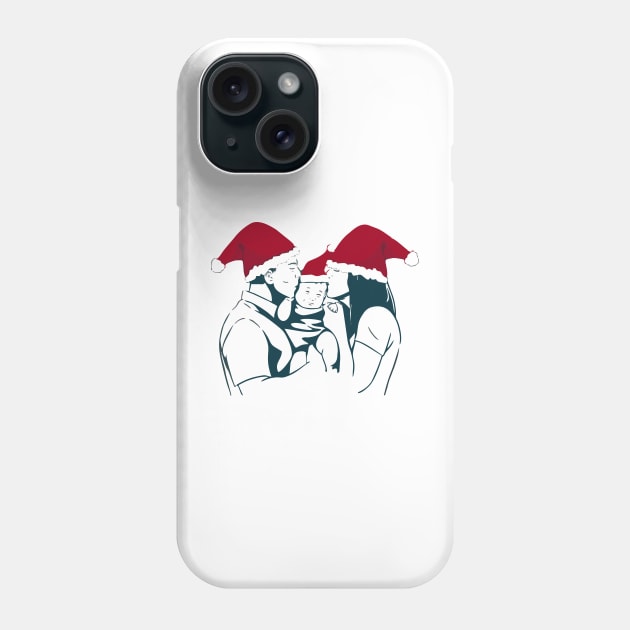 my first christmas family gift Phone Case by Vortex.Merch