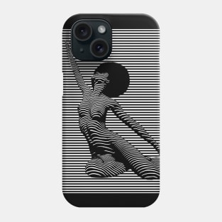 Afro Stripes Fine Art Phone Case