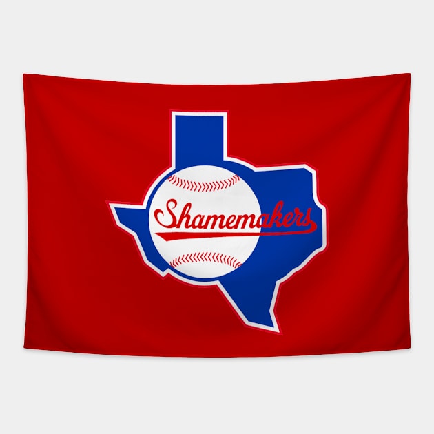 The Texas Shamerangers Tapestry by The Shamemakers