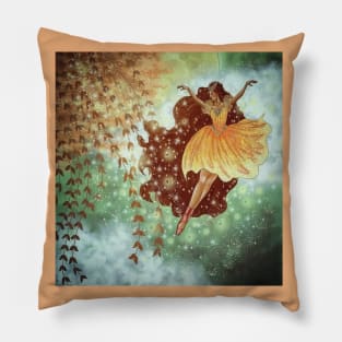 First Leaf of Fall, Autumn Fairy Pillow