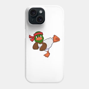 Duck at Martial arts Karate Phone Case