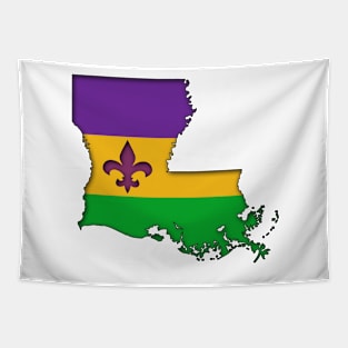 Mardi Gras Louisiana Tapestry