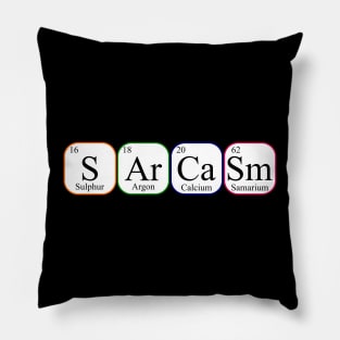 Chemistry loves sarcasm Pillow