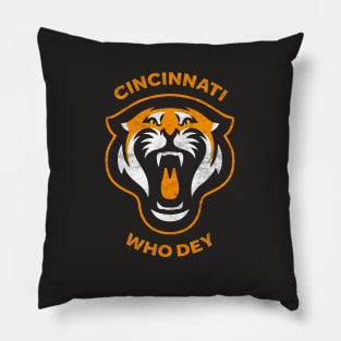 Cincinnati Bengals 2022 Who Dey! Pillow