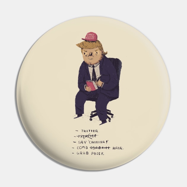 trump to-do list Pin by Louisros