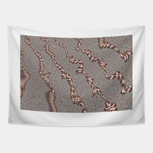 Rose Gold Abstract Texture Tapestry