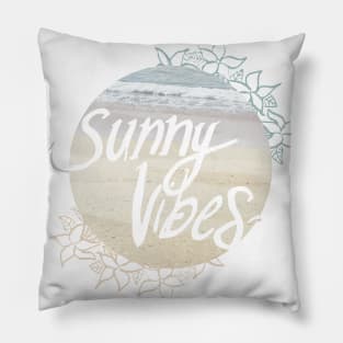 sunny vibes Ocean Pillow