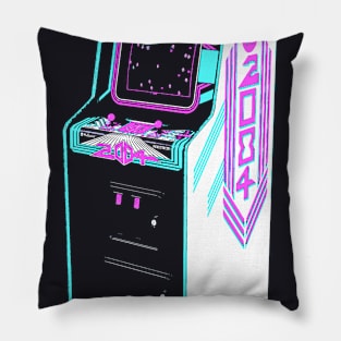 Robotron Retro Arcade Game Pillow