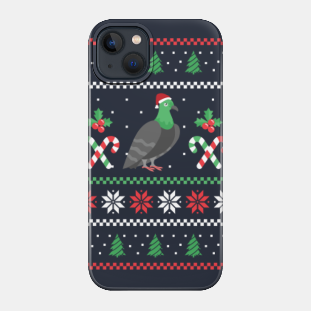 Pigeon Ugly Christmas Sweater - Ugly Christmas Sweater - Phone Case