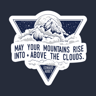 Edward Abbey Mountain Quote T-Shirt