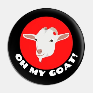 Oh My Goat | Goat Pun Pin