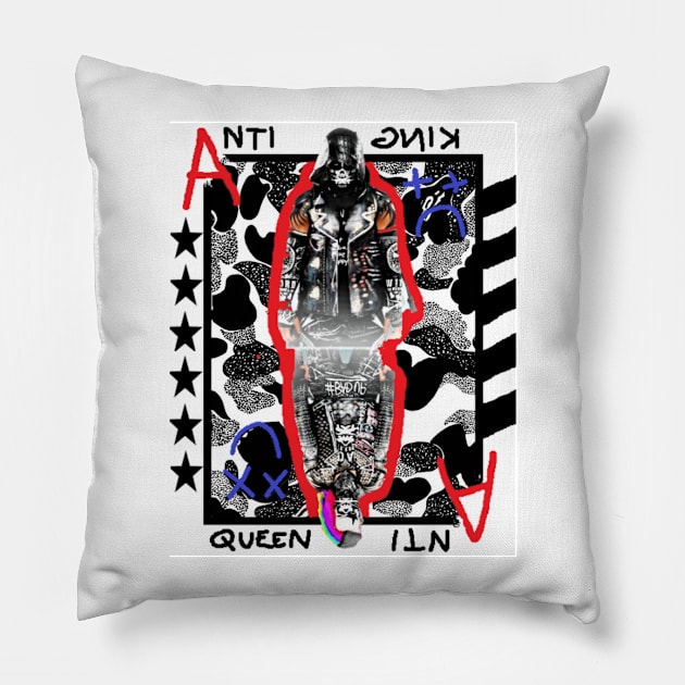 W3IRD GVNG ''THE ANTI'' Pillow by KVLI3N