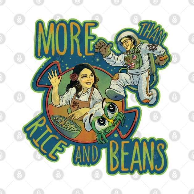 More Than Rice and Beans Fan Shirt by Coqui the Chef®