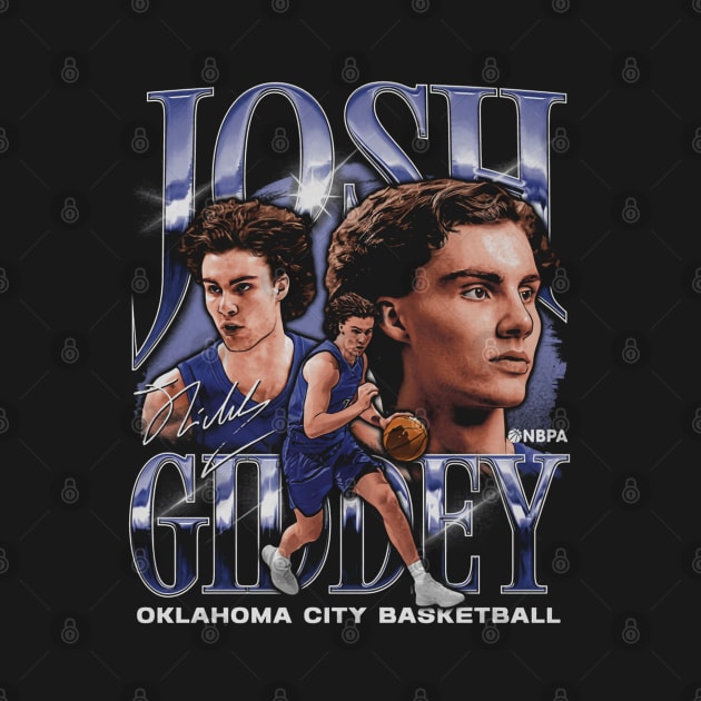 Josh Giddey Oklahoma City Vintage by ClarityMacaws