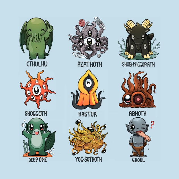 Lovecraft Demons by Vallina84